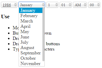 jQuery selectSpinner